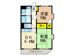 レスポワ－ル太田の物件間取画像